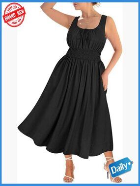 Plus Size Boho Maxi Dress Spaghetti Strap Square Neck Beach Sundress Floral